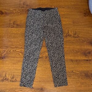 a new day Black and Tan Leopard Print Pants